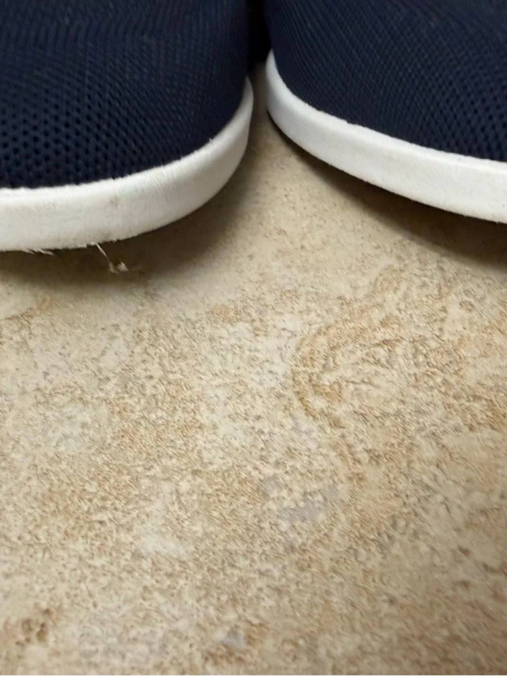Tommy Bahama Navy Knit Slip-On Loafers with White Sole - Picture 6 of 7